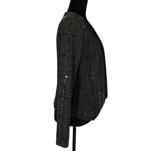 Michael Michael Kors Open-Front Beaded Blazer - Picture 6 of 12